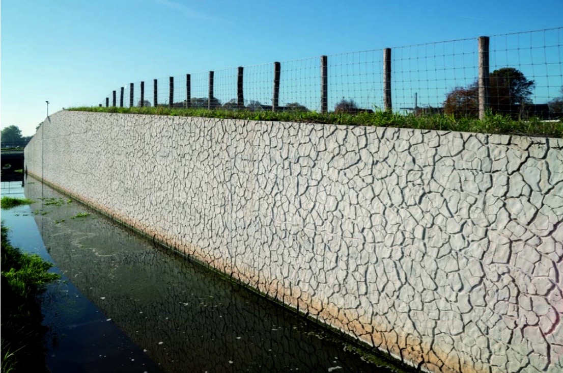 beton gebarsten aarde